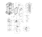 Samsung RF263TEAESP/AA-00 fridge door l diagram
