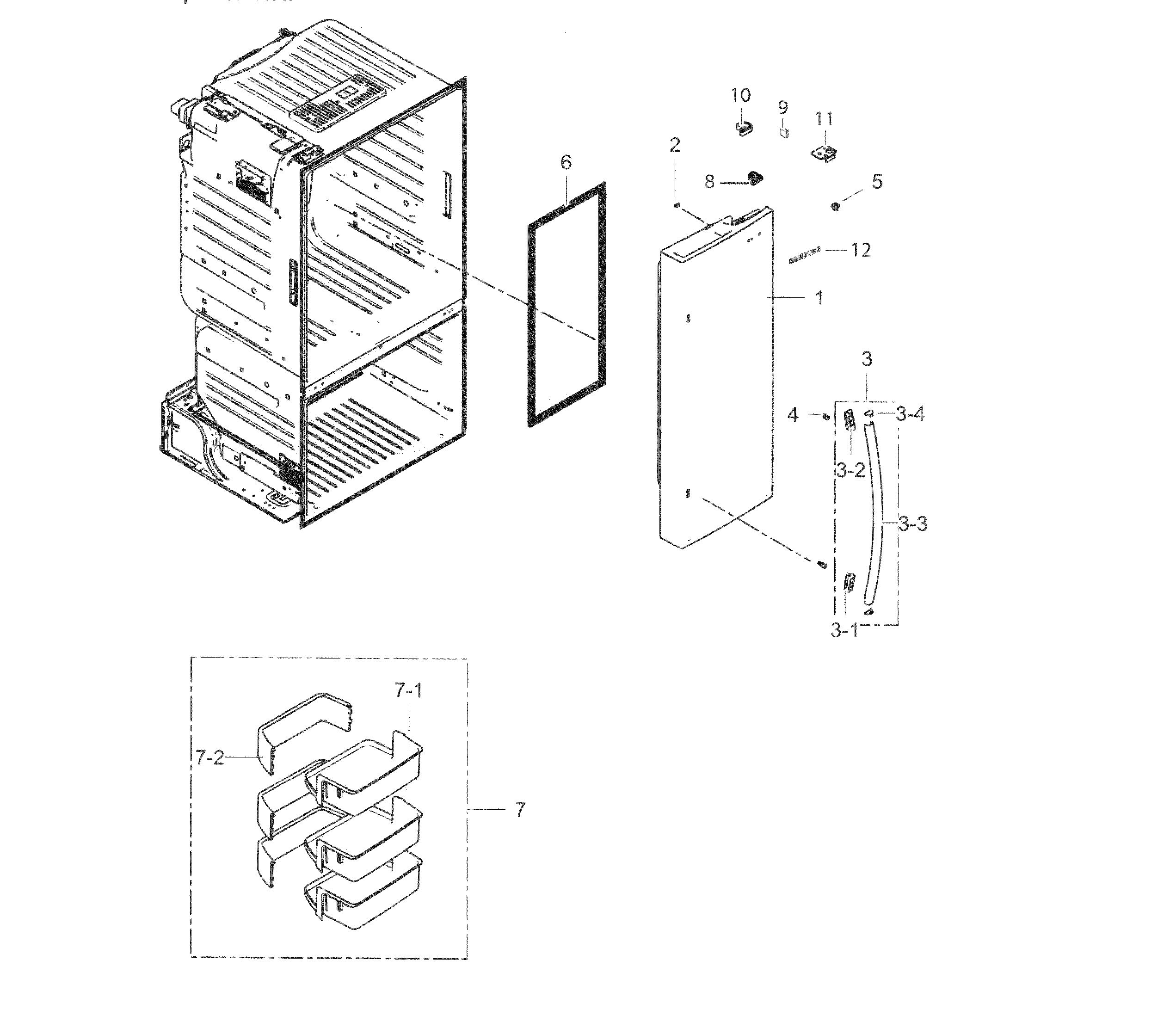 FRIDGE DOOR R