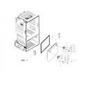 Samsung RF263BEAESP/AA-02 freezer door diagram