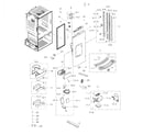 Samsung RF263BEAESP/AA-02 fridge door l diagram