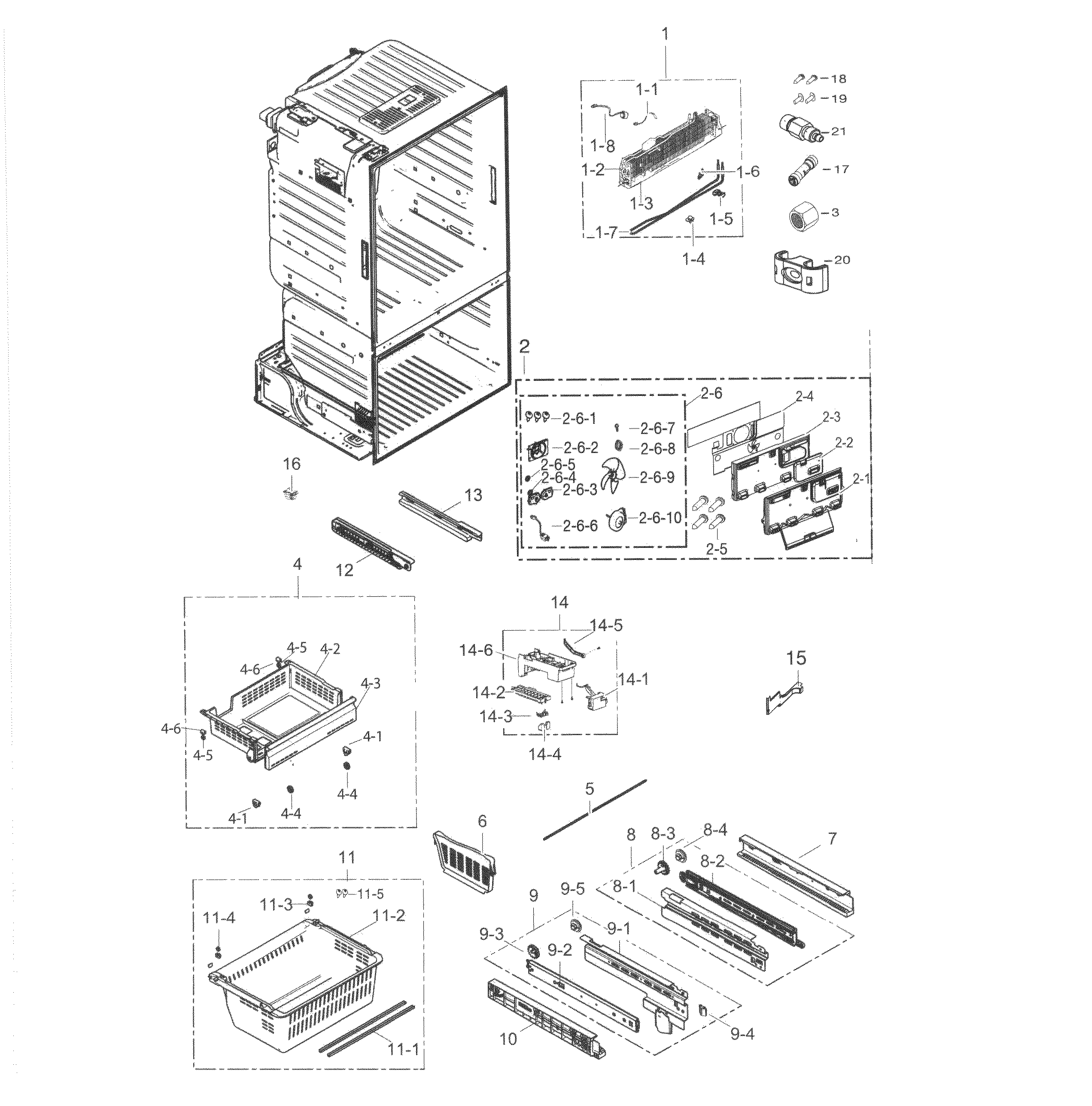 Freezer / icemaker