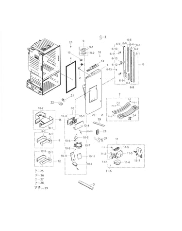 Fridge door l