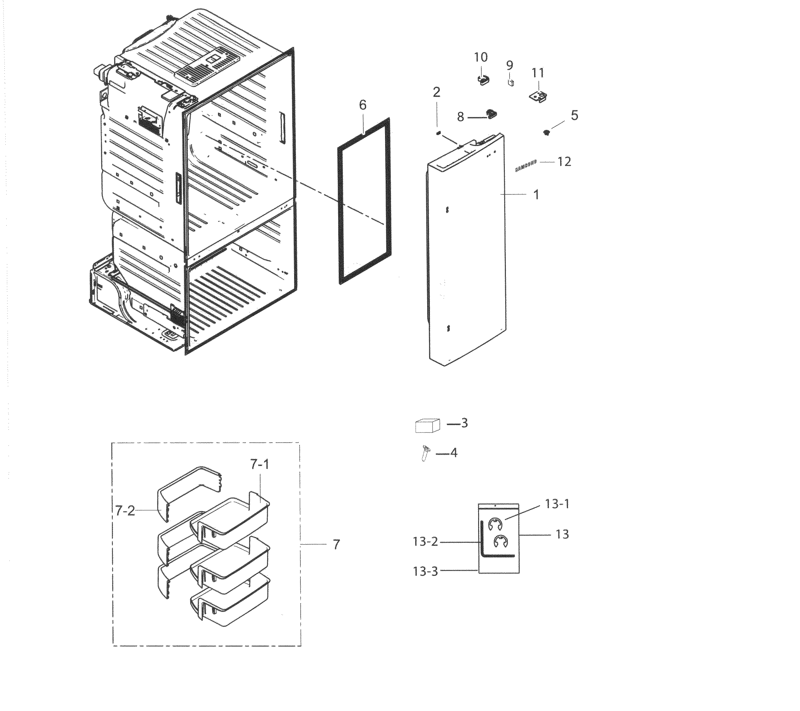 Fridge door r