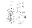 Samsung RF263BEAEWW/AA-03 cabinet diagram