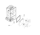Samsung RF263BEAEWW/AA-03 freezer door diagram