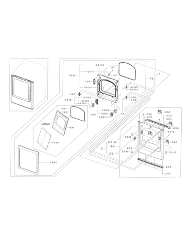 Frame front & door