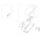 Samsung DV50K8600EV/A3-00 duct heater diagram