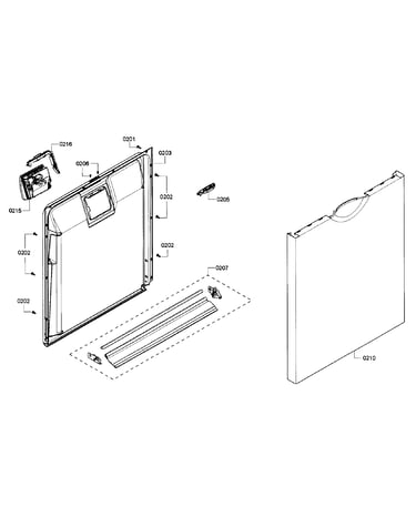 Door section