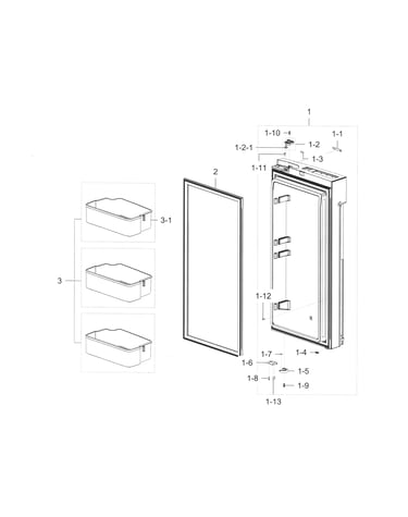 Fridge door r