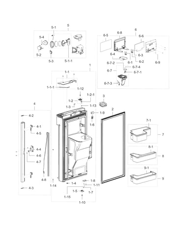 Fridge door l