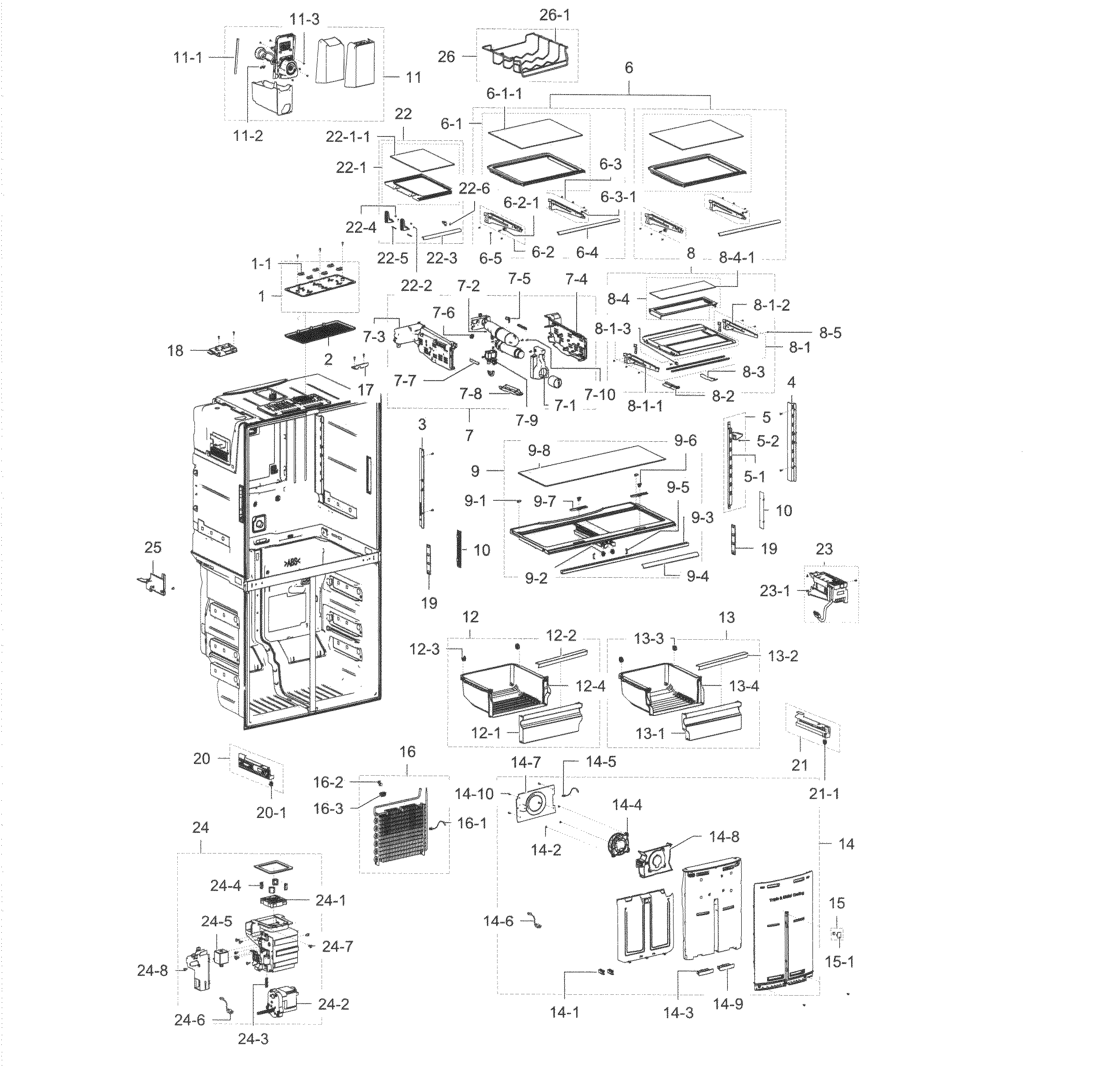 Fridge / icemaker