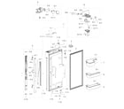Samsung RF22K9581SR/AA-00 fridge door l diagram