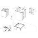 Samsung WA45H7000AW/A2-04 frame diagram