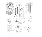 Samsung RF263TEAESR/AA-02 fridge door l diagram