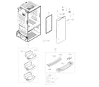 Samsung RF263TEAESR/AA-02 fridge door r diagram