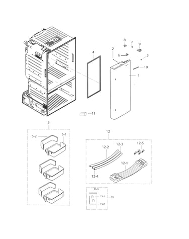 Fridge door r