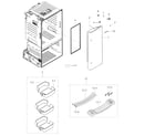 Samsung RF263TEAESR/AA-03 fridge door r diagram