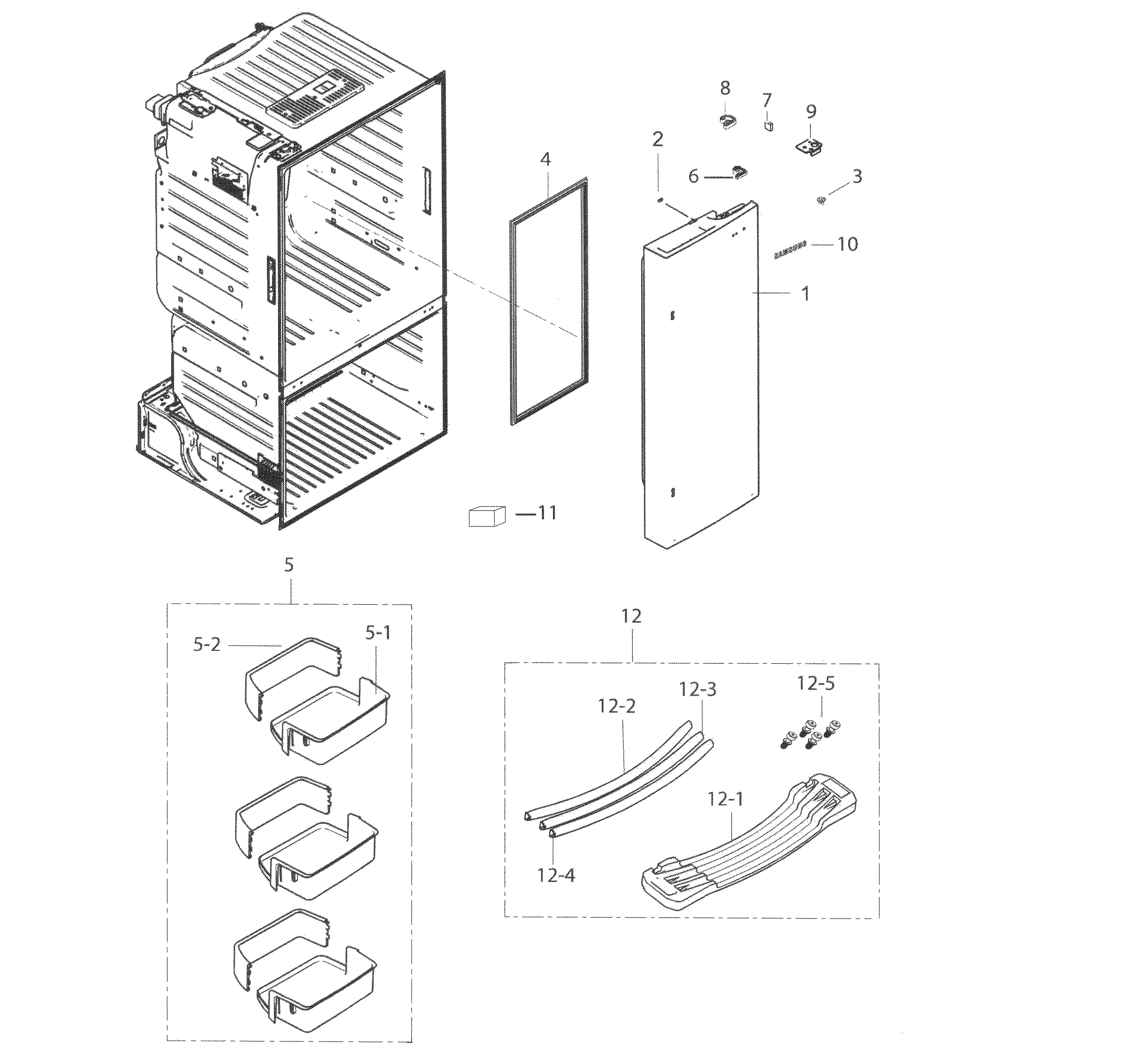 Fridge door r