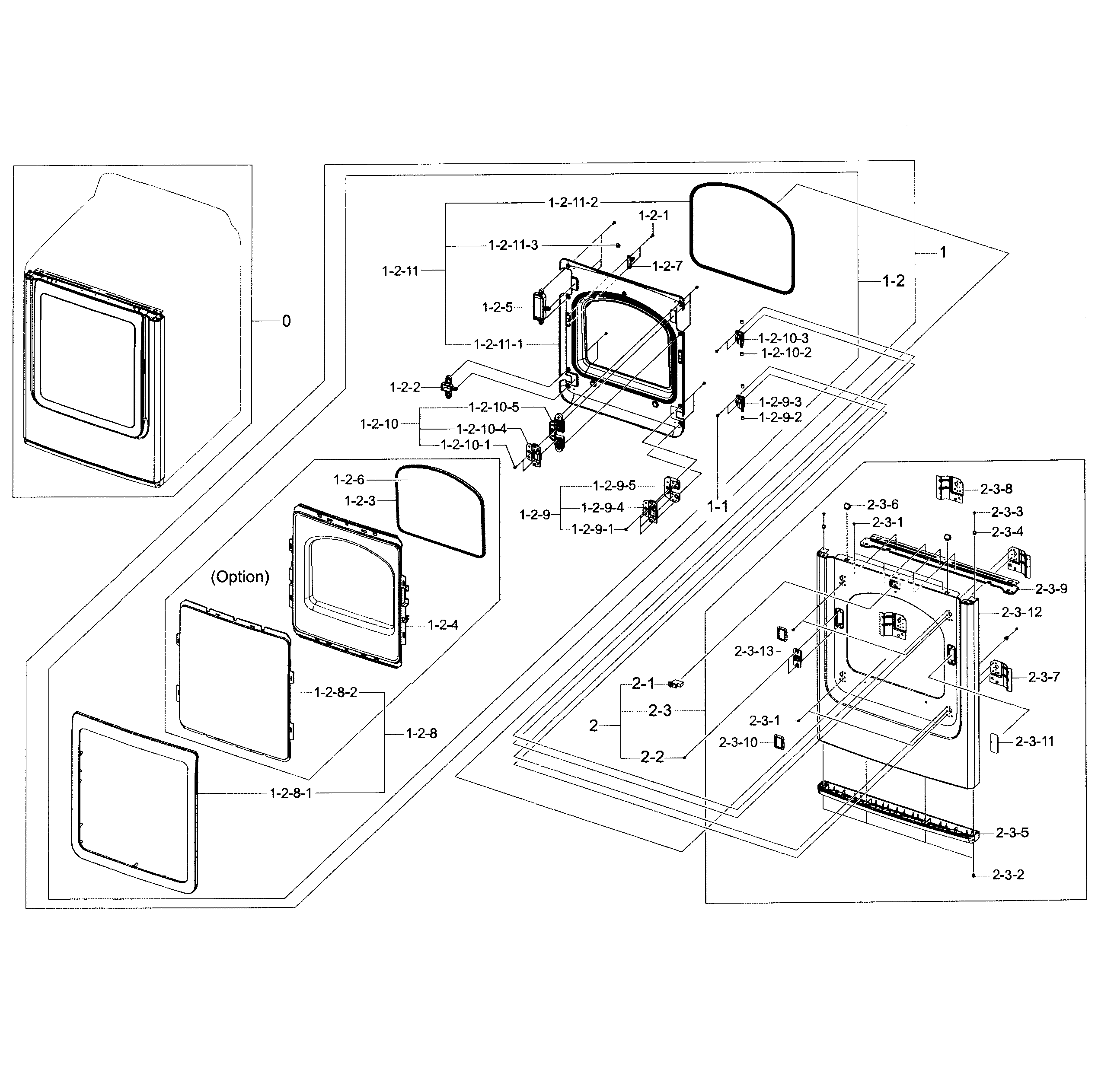 Frame front & door