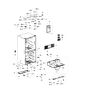 Samsung RF28K9380SR/AA-00 cabinet diagram