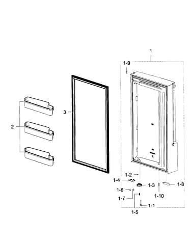 Freezer door r