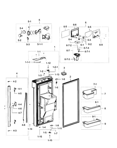 Fridge door l