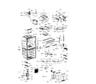 Kit Cerniere Per Porta Frigorifero Compatibile Con Samsung 3J9011SG/AA, RF28K9380SG/AA, RF28K9380SR/AA