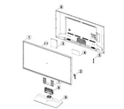 Samsung UN58J5190AFXZA-IS01 main asy diagram