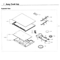 Samsung NE58K9850WS/AA-00 cooktop diagram