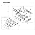 Samsung NE58K9850WS/AA-00 drawer diagram