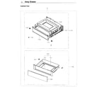 Samsung NE59K3310SW/AA-00 drawer diagram