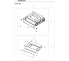 Samsung NE59K3310SS/AA-00 drawer diagram
