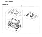 Samsung NX58K7850SG/AA-00 drawer diagram