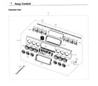 Samsung NX58K9850SS/AA-00 control diagram