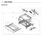 Samsung NX58K9500WG/AA-00 drawer diagram