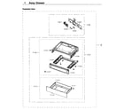 Samsung NX58K3310SW/AA-00 drawer diagram