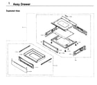 Samsung NE58K9500SG/AA-00 drawer diagram