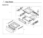 Samsung NE58K9560WS/AA-00 drawer diagram