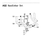 AFG HCB021801 handlebar set diagram