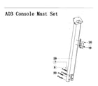 AFG HCB021801 console mast diagram
