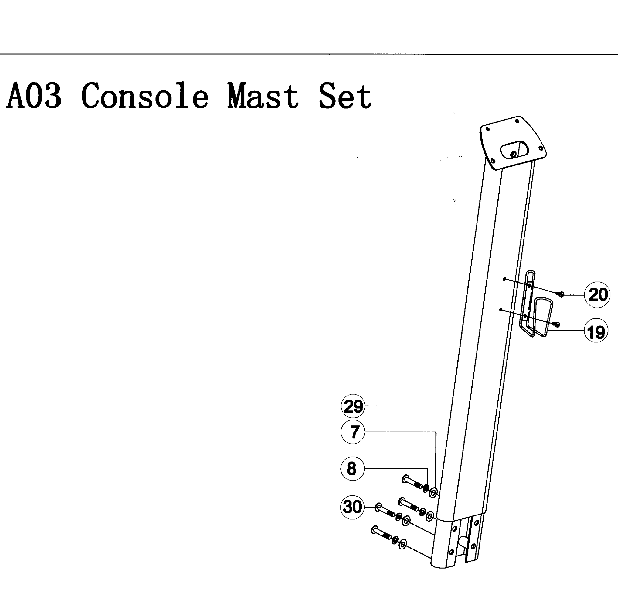 Console mast
