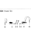 Crank set