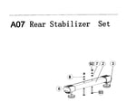 AFG 7.3AU rear stabilizer diagram
