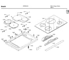 Bosch HIIP054U/03 cooktop asy diagram