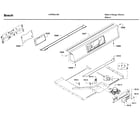 Bosch HIIP054U/03 control panel diagram