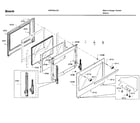 Bosch HIIP054U/03 door asy diagram