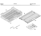 Bosch HIIP054U/03 rack diagram