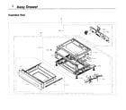 Samsung NY58J9850WS/AA-00 drawer diagram