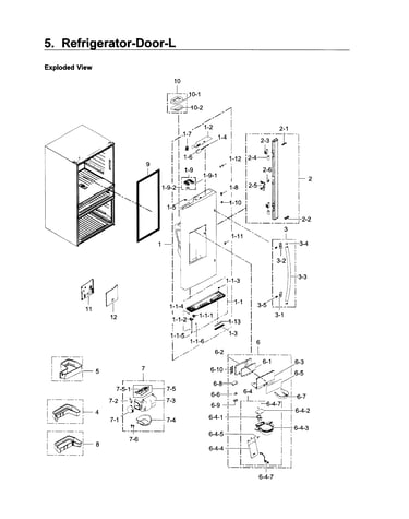 Fridge door l