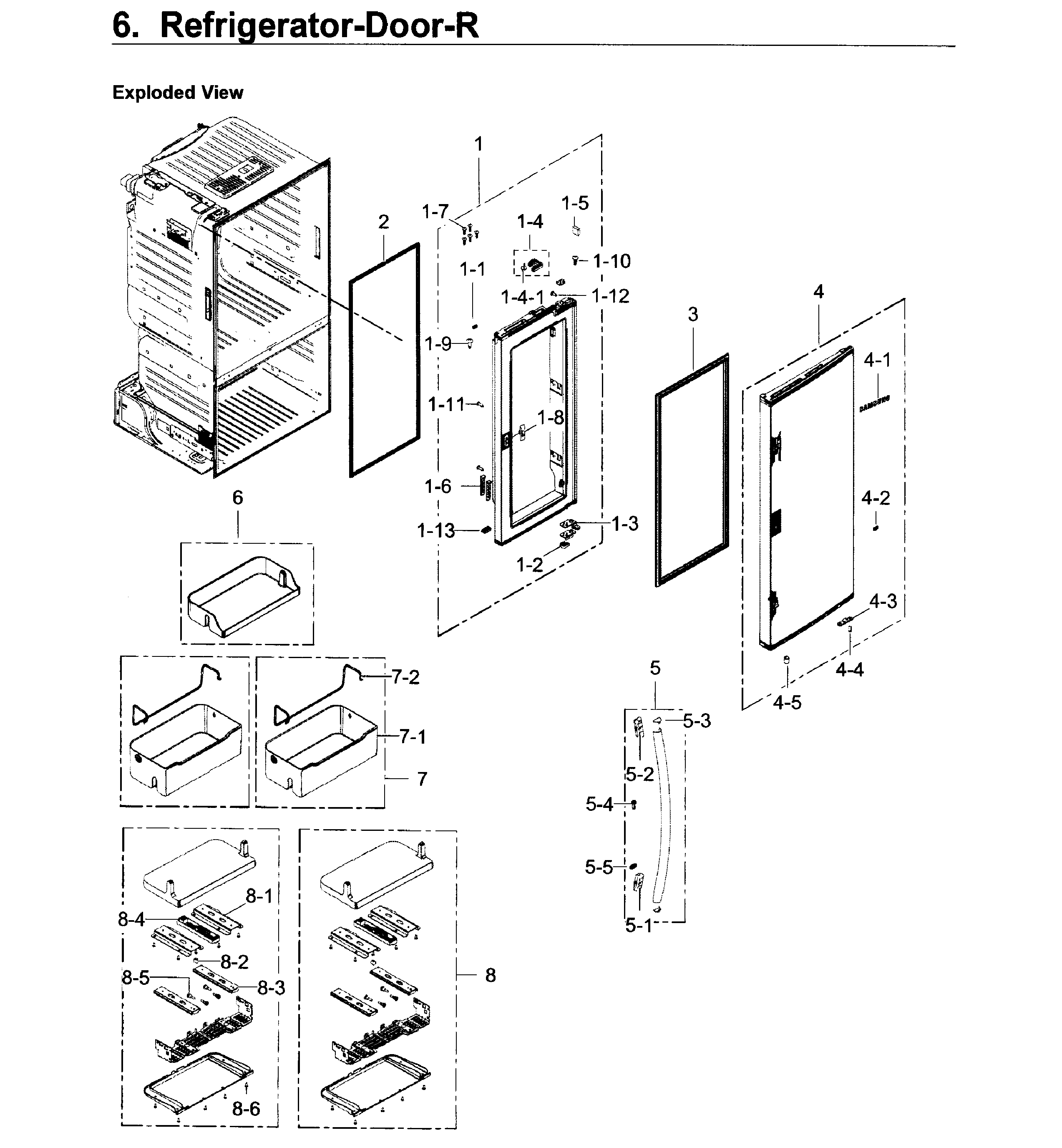 Fridge door r